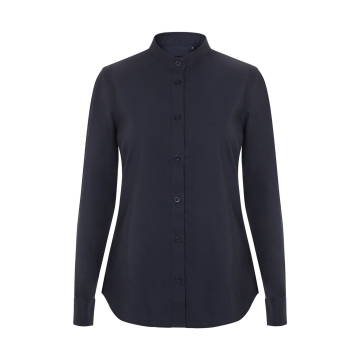 Camasa dama tip tunica cu maneci lungi, densitate 115gr/mp, Sleeve stretch 405015S Velilla-Navy Blue-61-XS