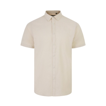 Camasa barbati Stretch Oxford cu maneci scurte 405024S Velilla-Light Beige-47-S
