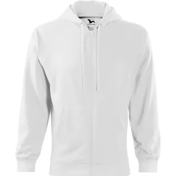 Hanorac barbati Trendy Zipper 410 Malfini-Alb-00-S