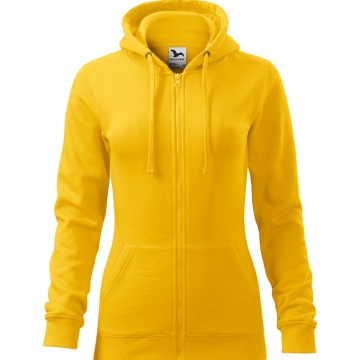 Hanorac dama Trendy Zipper 411 Malfini-XS-Galben-04