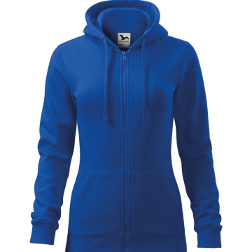 Hanorac dama Trendy Zipper 411 Malfini-XS-Albastru regal-05