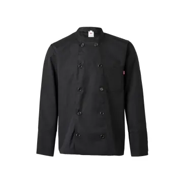 Tunică de bucătar cu mânecă lungă 434 Velilla -Black-00-44