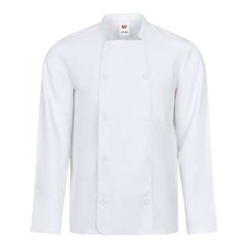Tunică de bucătar cu mânecă lungă 434 Velilla -White-07-44