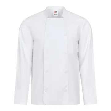 Tunică de bucătar cu mânecă lungă 434 Velilla -White-07-44