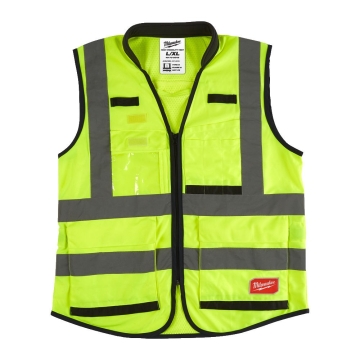 Vesta protectie reflectorizanta Premium Milwaukee-Galben Fluorescent-S/M 4932471895