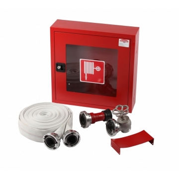 Cutie hidrant interior minibox cu usa din sticla 500x500x140 echipata avizata CE