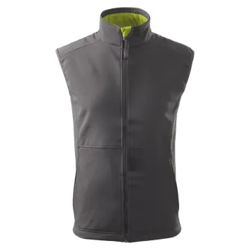 Vesta barbati Softshell Vision 517 Malfini-Gri metalic-36-S