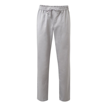 Pantaloni medicali unisex tercot cu talie elastica 533001 Velilla -Ice Grey-58-XXS