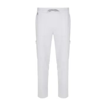 Pantaloni medicali unisex Atlas PureStretch ,cu croiala dreapta, material hidrofug si protectie antibacteriana 533020S Velilla -White-07-XS