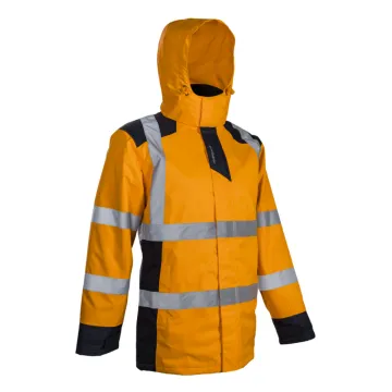 Jacheta de iarna reflectorizanta Sokobie Coverguard-Portocaliu Fluorescent-S