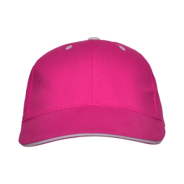 Șapcă Panel unisex cu design modern - FUCSIA