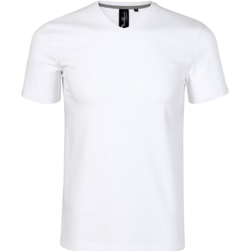 Tricou barbati Action V-Neck 700 Malfini Premium -Alb-00-S