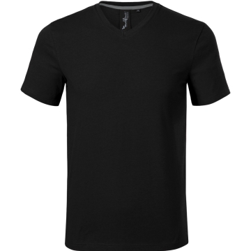 Tricou barbati Action V-Neck 700 Malfini Premium -Negru-01-S
