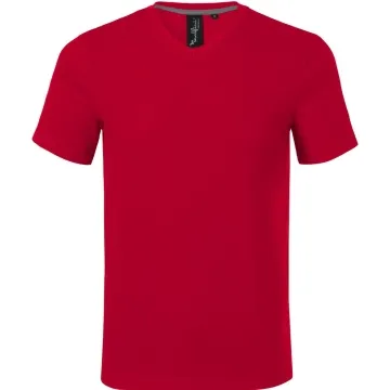 Tricou barbati Action V-Neck 700 Malfini Premium -Formula red-71-S
