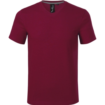 Tricou barbati Action V-Neck 700 Malfini Premium -Garnet-86-S