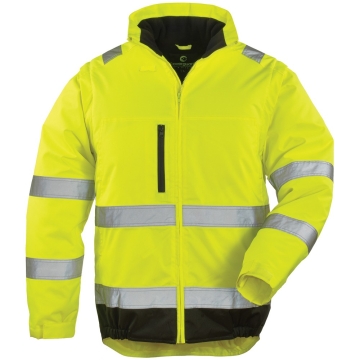 Jacheta reflectorizanta 2in1 Hi-Wai Extra Coverguard-S-Galben / Negru
