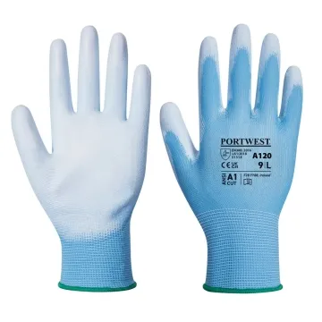 Manusi protectie PU Palm A120 Portwest-Albastru-XS