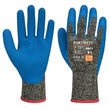Manusi de aramida HR Cut Latex A611 Portwest