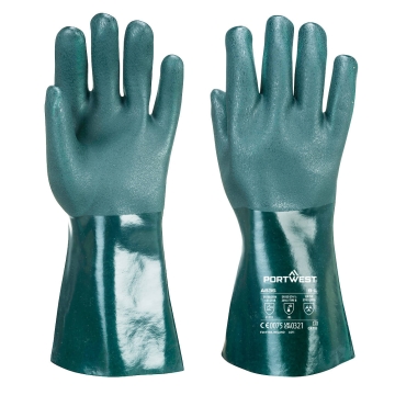 Manusi de protectie chimica din PVC 35cm A835 Portwest