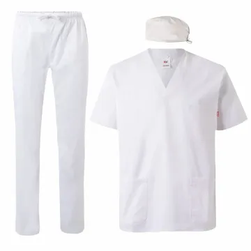 Costum medical unisex elastic 534006S/535206S/533006S Velilla-White-07-XS