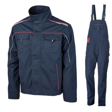 Costum salopeta cu pieptar ANDURA 2B20/2B21 Renania-Bleumarin-XS