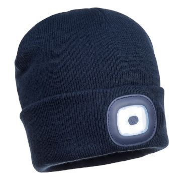 Caciula de lucru cu led reincarcabil Head Licht B029 Portwest-Navy