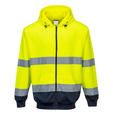 Hanorac reflectorizant bicolor B317 Portwest-Galben/Navy-S