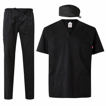 Costum medical unisex elastic 534006S/535206S/533006S Velilla-Black-00-XS