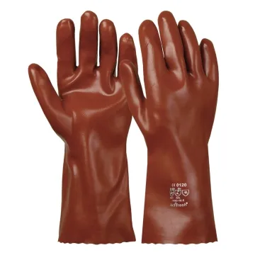 Manusi de protectie antichimica Vinyl Brown C155 Renania