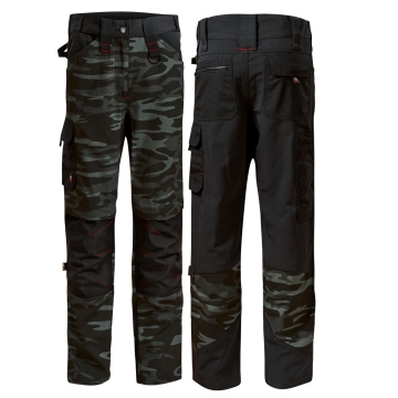 Pantaloni de lucru pentru barbati Vertex Camo W09 Rimeck-Camouflage dark gray-C2-44