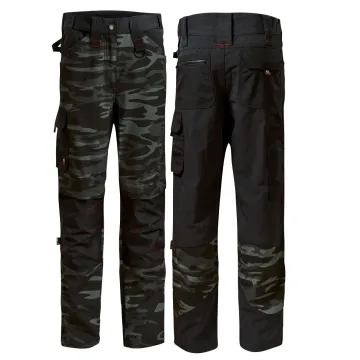 Pantaloni de lucru pentru barbati Vertex Camo W09 Rimeck-Camouflage dark gray-C2-44