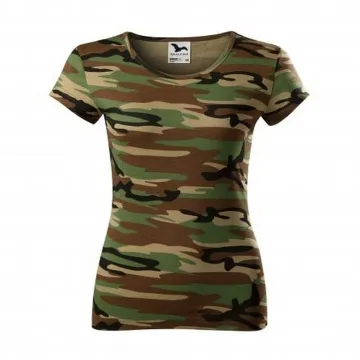 Tricou dama Como Pure C22 Malfini-Camuflaj maro-33-XS