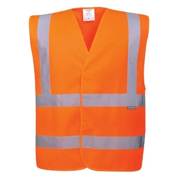Vesta reflectorizanta Hi-Vis Two Band&Brace C470 Portwest-Portocaliu-S/M