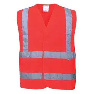 Vesta reflectorizanta Hi-Vis Two Band&Brace C470 Portwest-Rosu-S/M