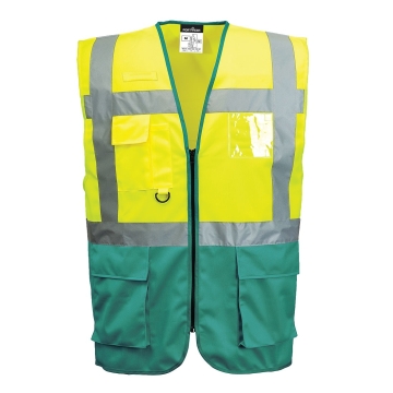 Vesta reflectorizanta Warsaw Executive C476 Portwest-Galben/Verde-XS