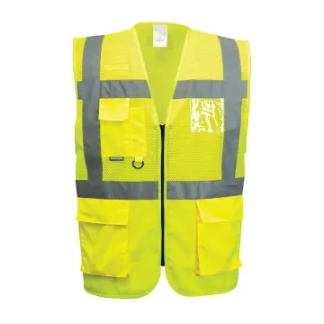 Vesta reflectorizanta Madrid Executive Mesh C496 Portwest-Galben-XS