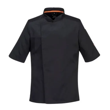  Jacheta bucatar MeshAir S/S C738  Portwest-Negru-S