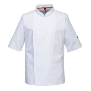  Jacheta bucatar MeshAir S/S C738  Portwest-Alb-S