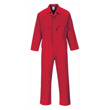 Combinezon de lucru cu protectie UV C813 Portwest-Rosu-S