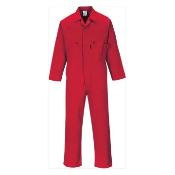 Combinezon de lucru cu protectie UV C813 Portwest-Rosu-S