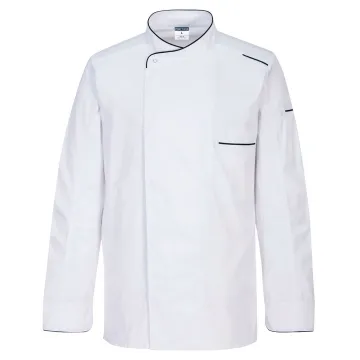 Jacheta bucatar Surrey Chefs L/S C835 Portwest-Alb-S