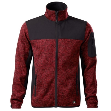 Jacheta barbati softshell Casual 550 Malfini Premium-Knit marlboro red-C4-S