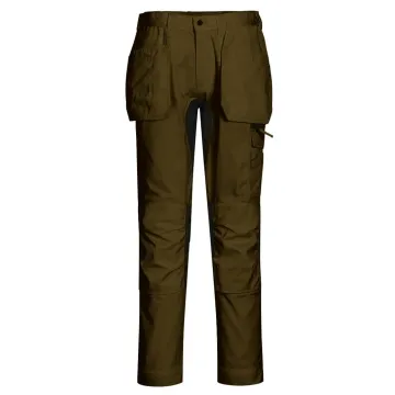 Pantaloni de lucru elastici si confortabili Stretch Holster CD883 Portwest-Verde masliniu-36 - XS - 28 inch