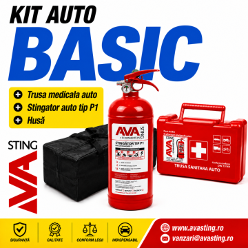 Kit auto Basic CE - Stingator auto P1 + Trusa sanitara auto 