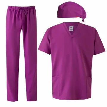 Costum medical unisex cu protectie antibacteriana si material hidrofug 534/535/533 Velilla-Bougainvillea-34 -XS