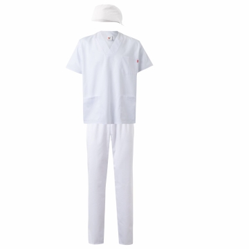 Costum medical alb unisex 534/587/334 Velilla