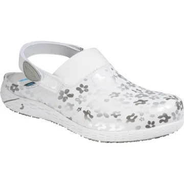 Saboti medicali Oxypas profesionali Dany ESD OB Safety Jogger-Print Silver-35