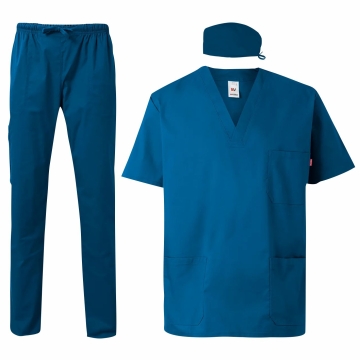 Costum medical unisex elastic 534006S/535206S/533006S Velilla-Dark Turquoise-65-XS