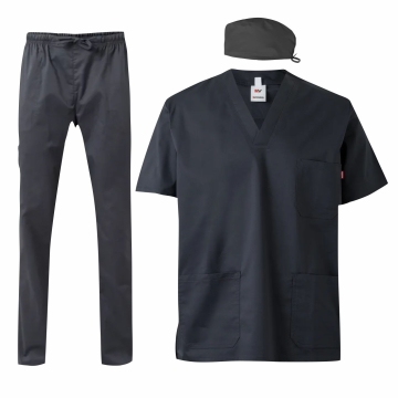 Costum medical unisex elastic 534006S/535206S/533006S Velilla-Dark Grey-42-XS