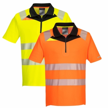 Tricou polo slim fit reflectorizant DX412 Portwest